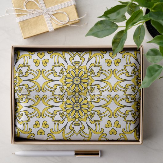 Weefsel Papier Luxe patroon arabesk (Geschenk)