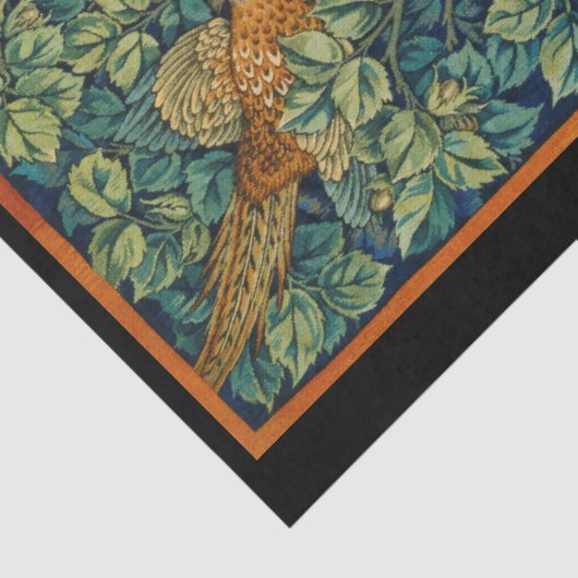 WEEFSEL PAPIER : WILLIAM MORRIS : ZWANGER (Detail)