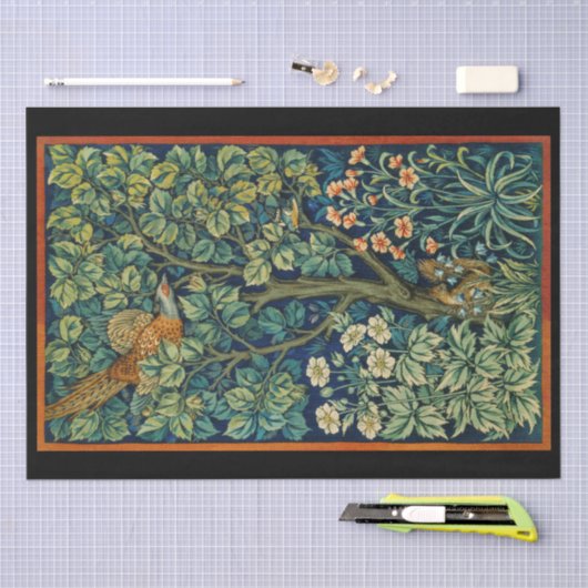 WEEFSEL PAPIER :  WILLIAM MORRIS : ZWANGER (Craft)