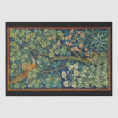 WEEFSEL PAPIER : WILLIAM MORRIS : ZWANGER (Voorkant)