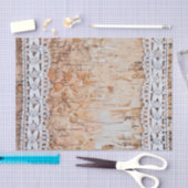 Weefsel Papier Wrapping land schuur hout kant trim (Craft)