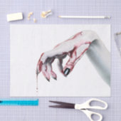 Weefsel Papier Wrapping zombie bloed druppelvampie (Craft)