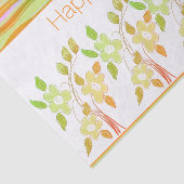 weefsel Personaliseer Happy Birthday Tissuepapier (Detail)