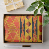 Weefsel van Afrikaanse tribaal Tissuepapier (Geschenk)