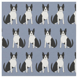weefsel van Boston Terrier - schattige boston-dood Stof