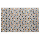 weefsel van Boston Terriers Pizza Stof (Fat Quarter)