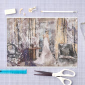 Weefsel van de dag van de bruiloft tissuepapier (Craft)