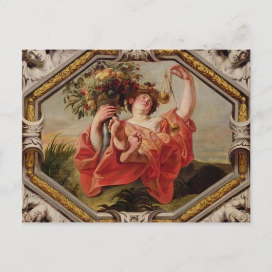 Weefsel, van de Tekenen van de Zodiac Briefkaart (Voorkant)