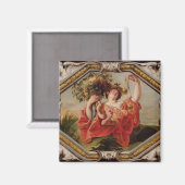 Weefsel, van de Tekenen van de Zodiac Magneet (Voorkant / Achterkant)