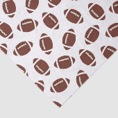 Weefsel van Footballs sportpatronen Tissuepapier (Detail)