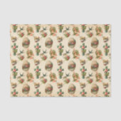 weefsel van gemengde patroonpartijen bij Pasen Tissuepapier (Voorkant)