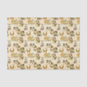 weefsel van gemengde patroonpartijen bij Pasen Tissuepapier (Voorkant)