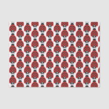 Weefsel van kleine ladybug-meisjes