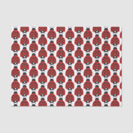 Weefsel van kleine ladybug-meisjes tissuepapier