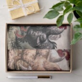 Weefsel van  Land Roosters Tissuepapier (Geschenk)