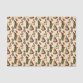 Weefsel van  paasbunny Holiday-partij betegeld Tissuepapier (Voorkant)