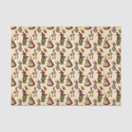 Weefsel van  paasbunny Holiday-partij betegeld Tissuepapier