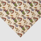 Weefsel van  paasbunny Holiday-partij betegeld Tissuepapier (Detail)