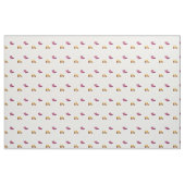 weefsel van rode en gele hakken stof (Yard (91,4 cm))