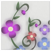 weefsel van sierbloemen stof (Close Up)