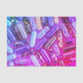 Weefsel van urse glitterkleurige medicatie tissuepapier (Voorkant)