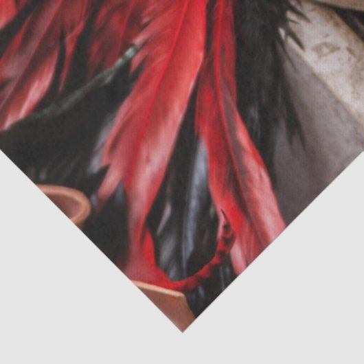 weefsel van venetisch carnavalsmasker tissuepapier (Detail)