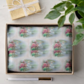 Weefsel van Vintage kerstfeestdag in Carolers Tissuepapier (Geschenk)