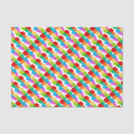 Weefsel voor verjaardagscadeau voor regenboogverfd tissuepapier