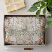 WEEFSEL : WILLIAM MORRIS : HONEYSUCKLE : 1876 TISSUEPAPIER (Geschenk)