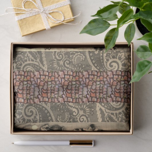 Weefselbloemen 2 tissuepapier (Geschenk)