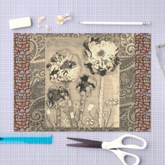 Weefselbloemen 2 tissuepapier (Craft)