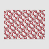 Weefselcadeau, Nautisch schattige rode kreeft Tissuepapier (Voorkant)