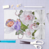 Weefseldocument Engel Witte Zwanen Tissuepapier (Craft)