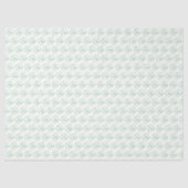 Weefseldocument - Groene Shamrock schetsen Tissuepapier (Voorkant)