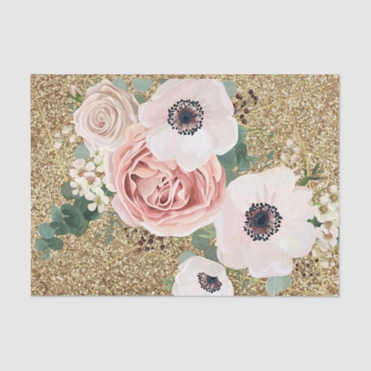 Weefseldocument het Verpakken Geometrische Tuin Ro Tissuepapier (Voorkant)