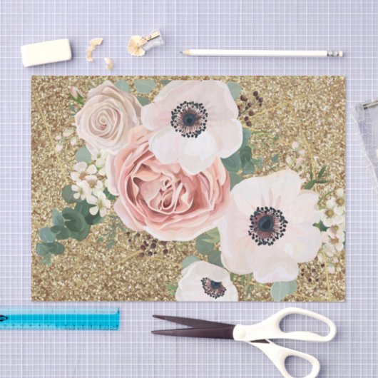 Weefseldocument het Verpakken Geometrische Tuin Ro Tissuepapier (Craft)