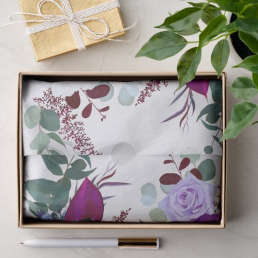 Weefseldocument het Verpakken van Lavendel Hibiscu Tissuepapier (Geschenk)