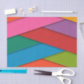 Weefseldocument Kleurrijke Driehoeken Tissuepapier (Craft)