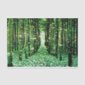Weefseldocument Magisch Bos Groen Mysterie Tissuepapier (Voorkant)
