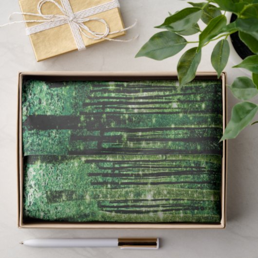 Weefseldocument Magisch Bos Groen Mysterie Tissuepapier (Geschenk)