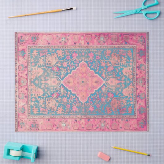 Weefseldocument met Perzisch patroon Tissuepapier (Craft)