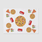 Weefseldocument Pizza Tissuepapier (Voorkant)