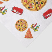 Weefseldocument Pizza Tissuepapier (Detail)