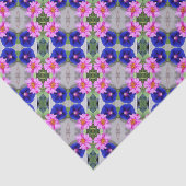 Weefseldocument Portulaca & Morning Glory Tissuepapier (Detail)