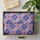 Weefseldocument Portulaca & Morning Glory Tissuepapier (Geschenk)