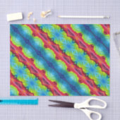 Weefseldocument Regenboogtulp #2 Tissuepapier (Craft)