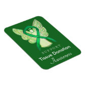 Weefseldonatie Bewustmaking Ribbon Angel Magnet Magneet (Rechterzijde)