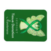 Weefseldonatie Bewustmaking Ribbon Angel Magnet Magneet (Horizontaal)