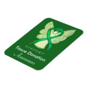 Weefseldonatie Bewustmaking Ribbon Angel Magnet Magneet (Linkerzijde)
