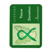 Weefseldonatie Bewustmaking Ribbon Angel Magnets Magneet (Verticaal)